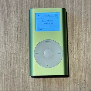 iPod Mini 1st Gen Model:A1051 4GB Green Tested Good w/875-Char Song Read Info!!